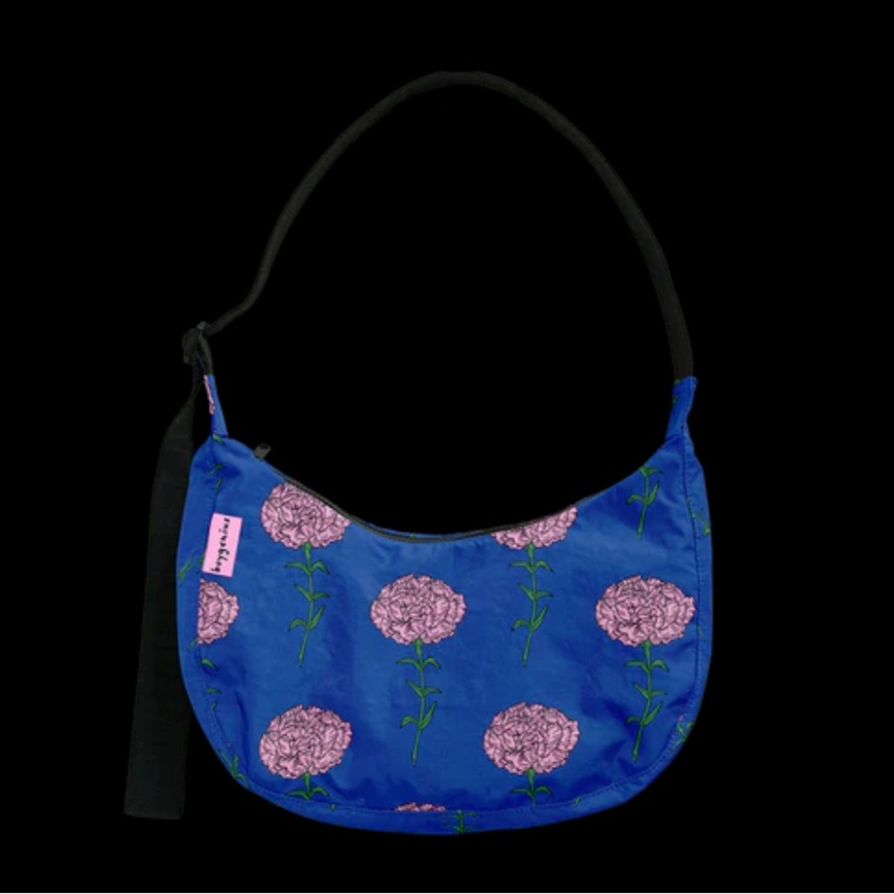 Baggu Medium Crescent boygenius Carnation Collab